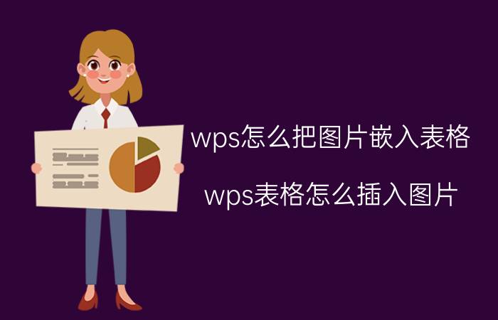 wps怎么把图片嵌入表格 wps表格怎么插入图片？